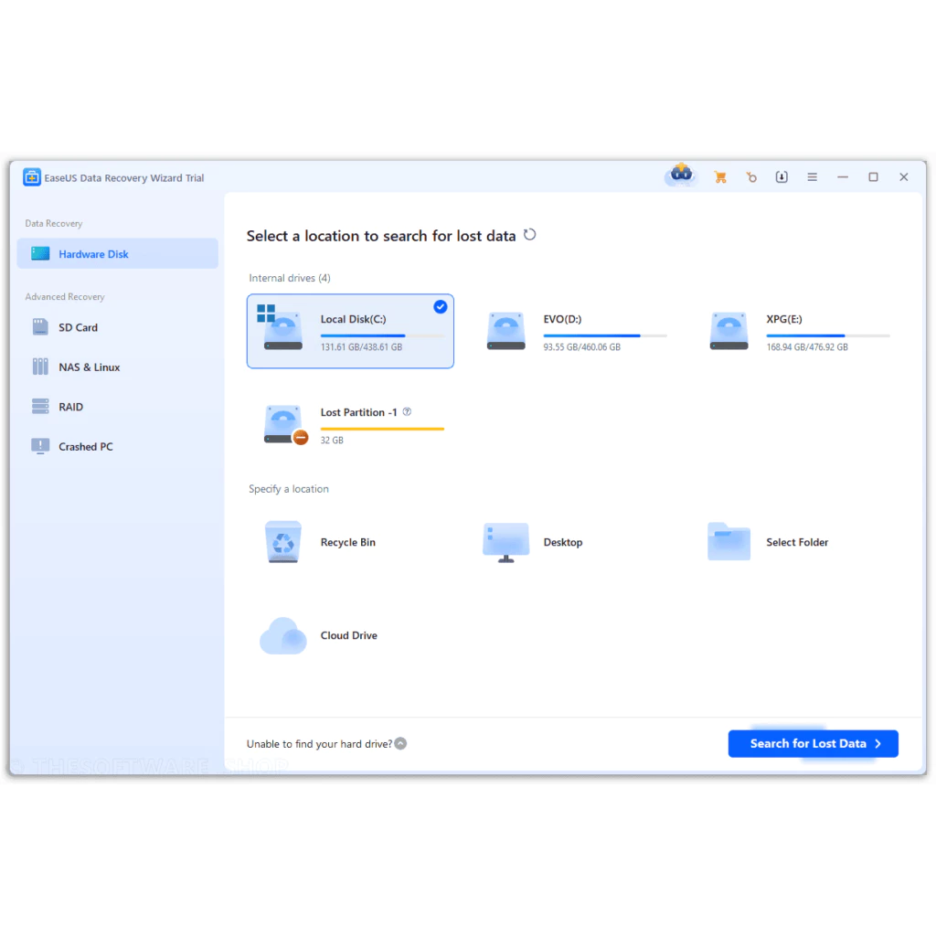 EaseUS Data Recovery Wizard Pro